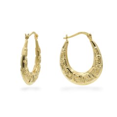 Zlaté náušnice s antickým vzorem 2,60g