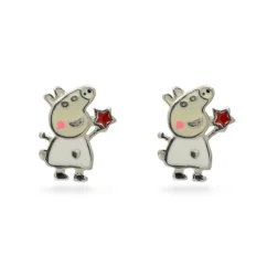 Dětské propichovaní stříbrné náušnice s pohádkovým motivem