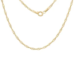 Zlatý řetízek Singapore 50cm 3,07g