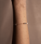 Zlatý náramek kombinovaný gravírovaný 17-19cm 1,83g