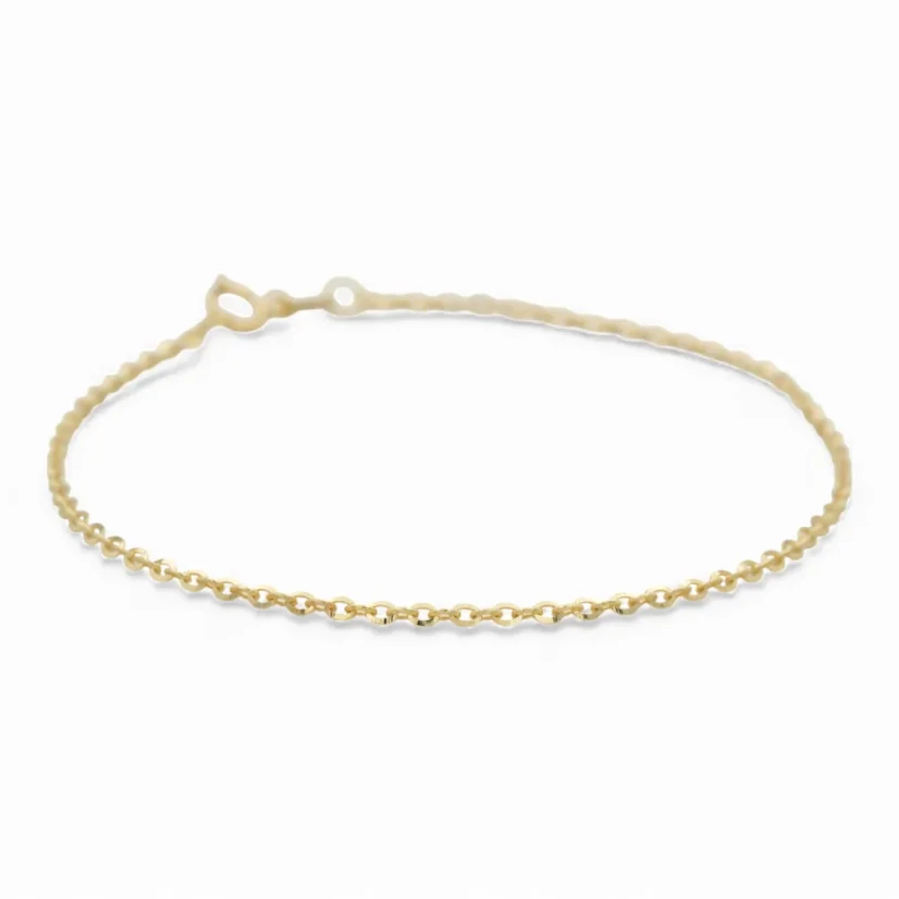 Zlatý náramek Anker 18cm