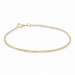 Zlatý náramek Anker 18cm