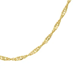 Zlatý řetízek Singapore 45cm 4,65g