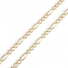 Zlatý řetízek Figaro plný 60cm 7,98g