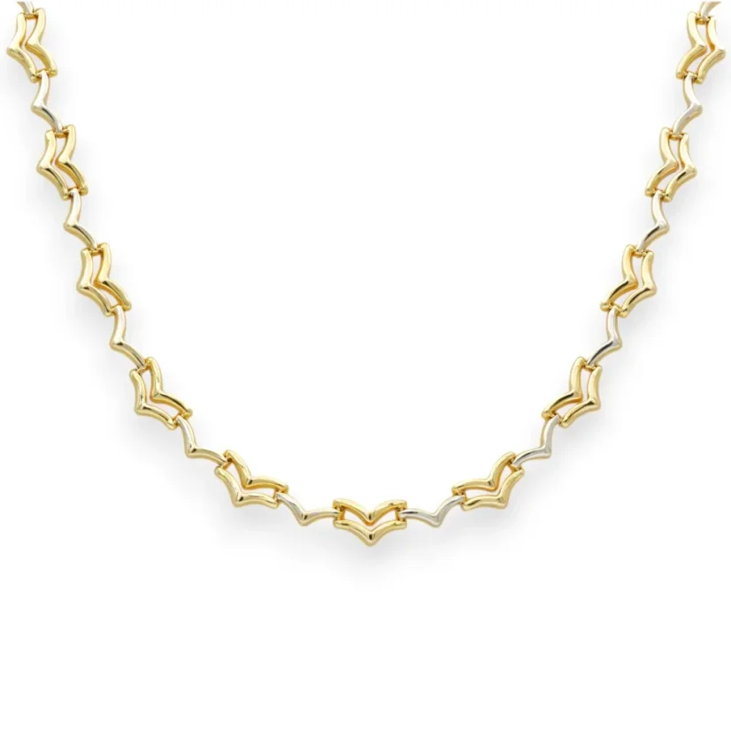 Zlatý náhrdelník z kombinovaného zlata 45cm 11,91g