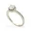 Stříbrný prsten s čirými zirkony Clarity