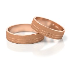 Elegantní snubní prsteny ze zlata