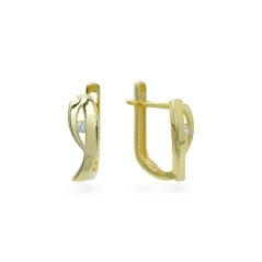 Elegantní náušnice se zirkonem