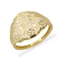 Výrazný zlatý prsten se síťováním 1,36g