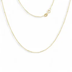 Zlatý řetízek Anker zdobený 55cm