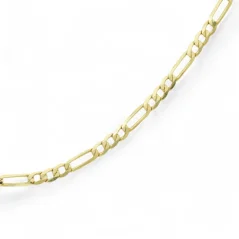 Zlatý řetízek Figaro 45cm