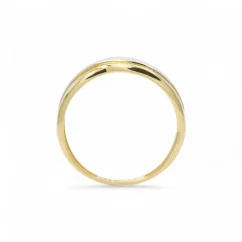 Zlatý prsten kombinovaný 1,77g