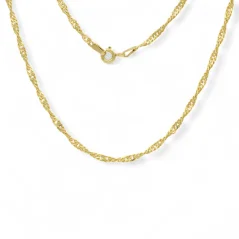 Zlatý řetízek Singapore 45cm 4,65g