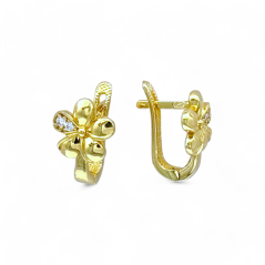 Zlaté dětské náušnice Květinka 1,58g