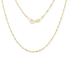 Zlatý řetízek Singapore 45cm