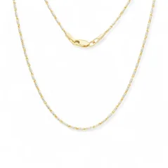 Zlatý řetízek válečkový z kombinovaného zlata 45cm