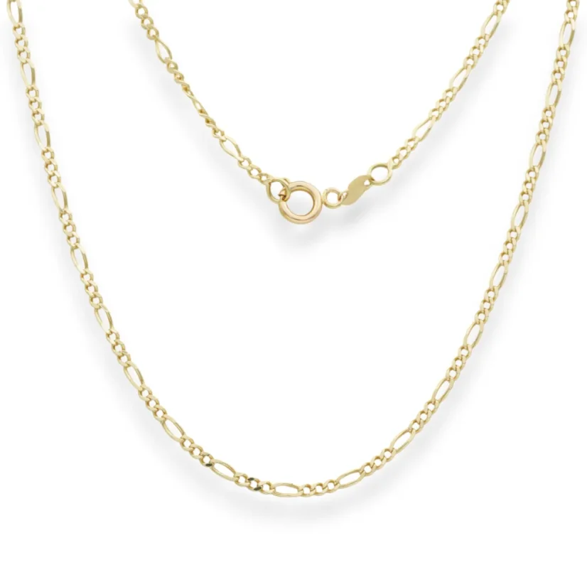 Zlatý řetízek Figaro 50cm 3,56g