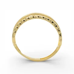 Zlatý prsten dvojitý ve vysokém lesku 1,33g