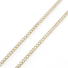 Zlatý řetízek Pancer s broušením 50cm