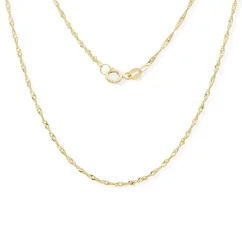 Zlatý řetízek Singapore 45cm