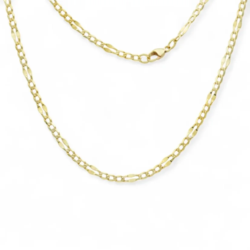 Zlatý řetízek Smashed 42cm 3,29g