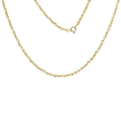 Zlatý řetízek Valis 3D 50cm