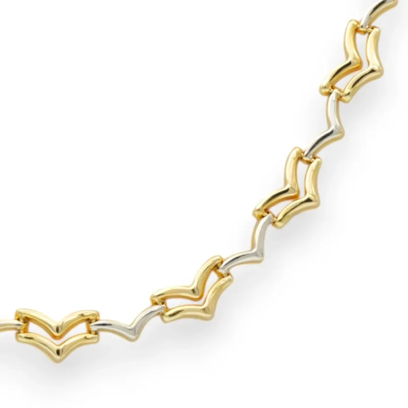 Zlatý náhrdelník z kombinovaného zlata 45cm 11,91g