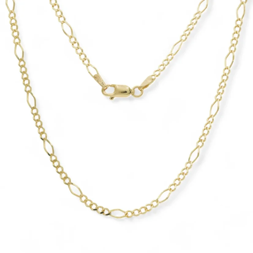 Zlatý řetízek Figaro 50cm 4,26g