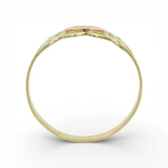 Kombinovaný vintage zlatý prsten 1,54g