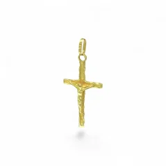 Zlatý přívěsek Křížek s Ježíšem 1,44g