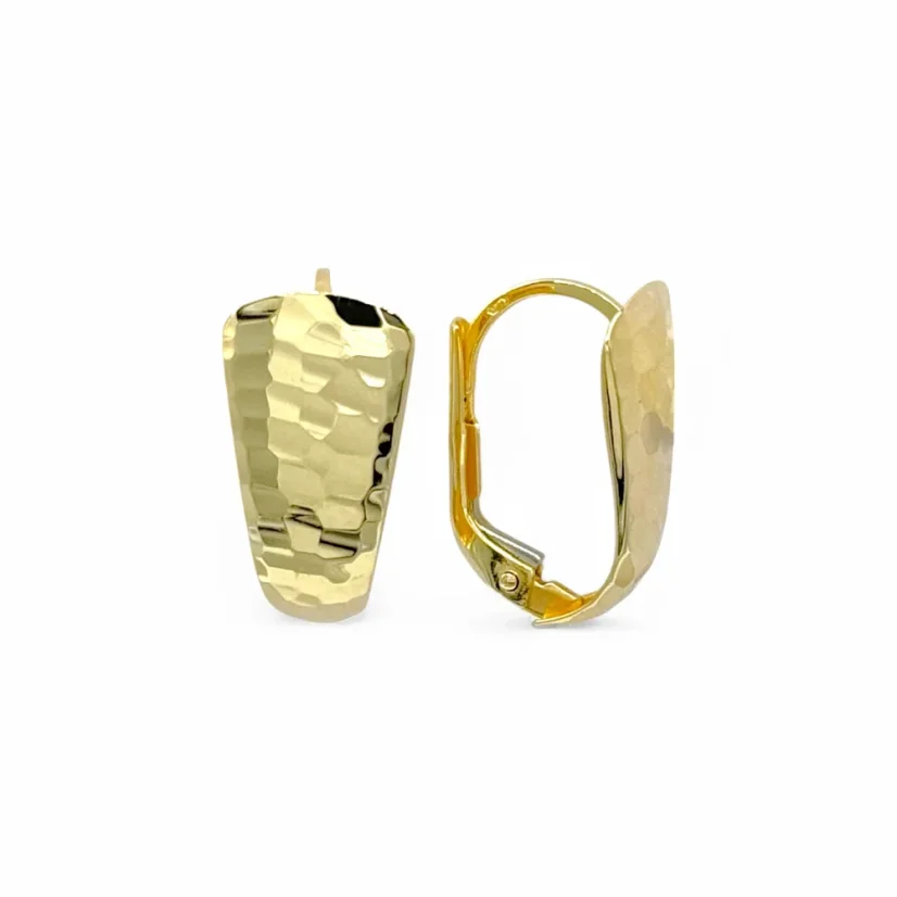 Zlaté náušnice gravírované 1,71g