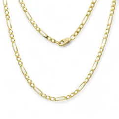 Zlatý řetízek Figaro plný 50cm 7,97g