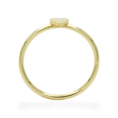 Prsten celozlatý se srdíčkem