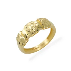 Celozlatý prsten s gravírem