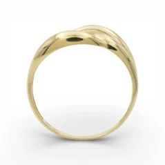 Designový celozlatý prsten lesklý 2,32g