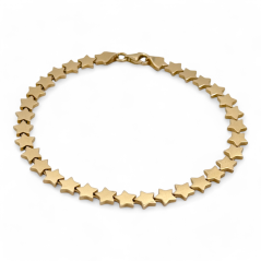 Zlatý náramek Hvězdy 18cm 4,42g