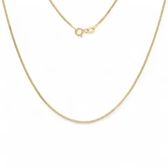Zlatý řetízek Snake 55cm