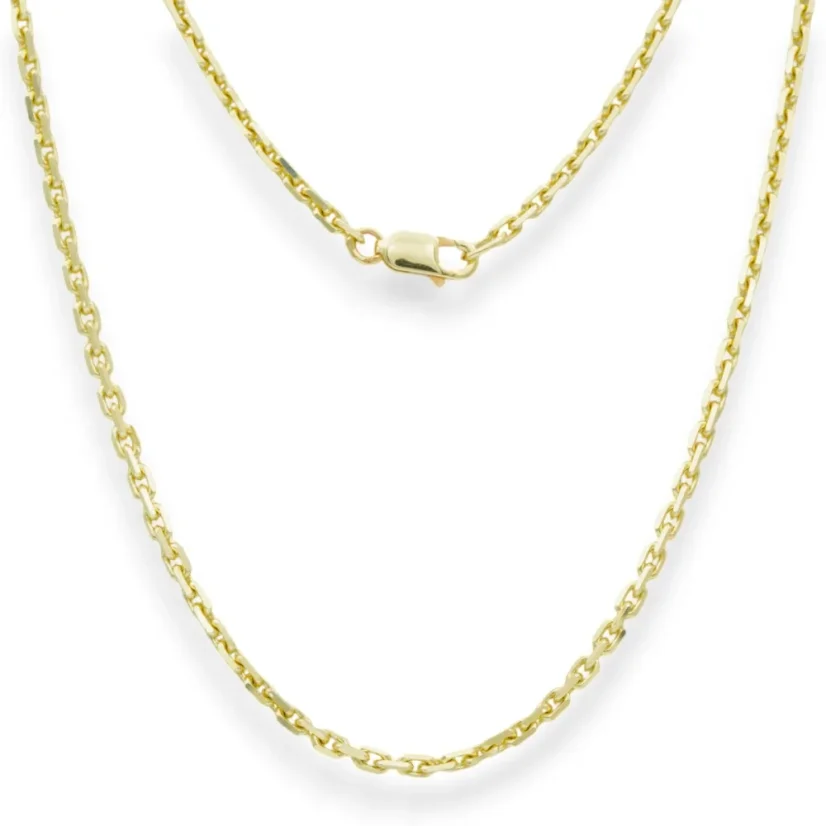 Řetízek Ankr ze žlutého zlata 55cm