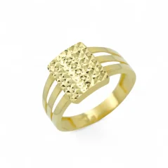 Zlatý prsten s gravírováním 2,40g