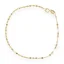 Zlatý náramek Lip Chain 18cm