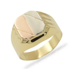 Pánský prsten z kombinovaného zlata 5,42g