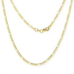 Zlatý řetízek Figaro 50cm