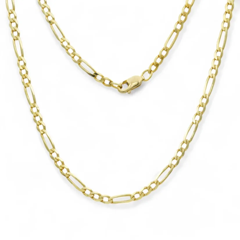 Zlatý řetízek Figaro plný 50cm 7,97g