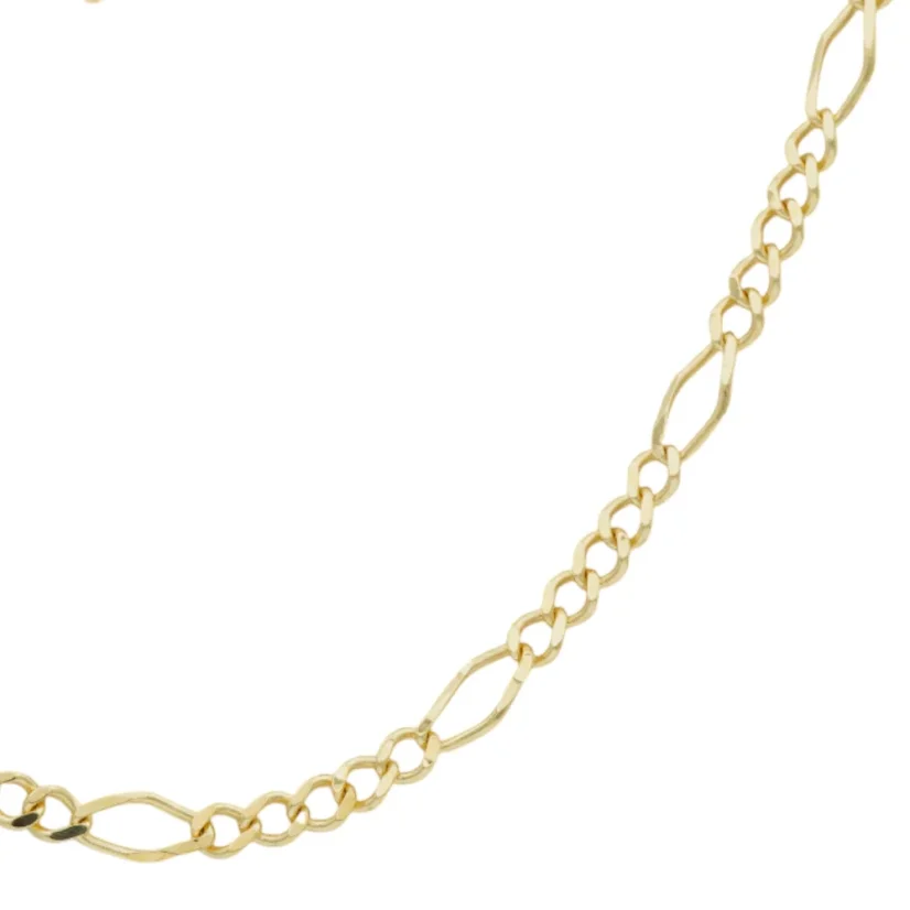 Zlatý řetízek Figaro 50cm 4,26g