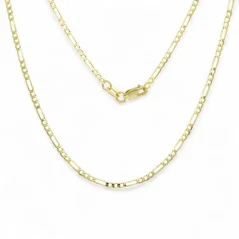 Zlatý řetízek Figaro 45cm