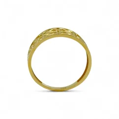 Celozlatý prsten se srdíčky 2,08g