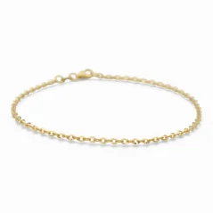 Zlatý náramek Anker 19cm