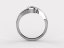 Zásnubní prsten s 0,5 ct lab grown diamantem v bílém zlatě