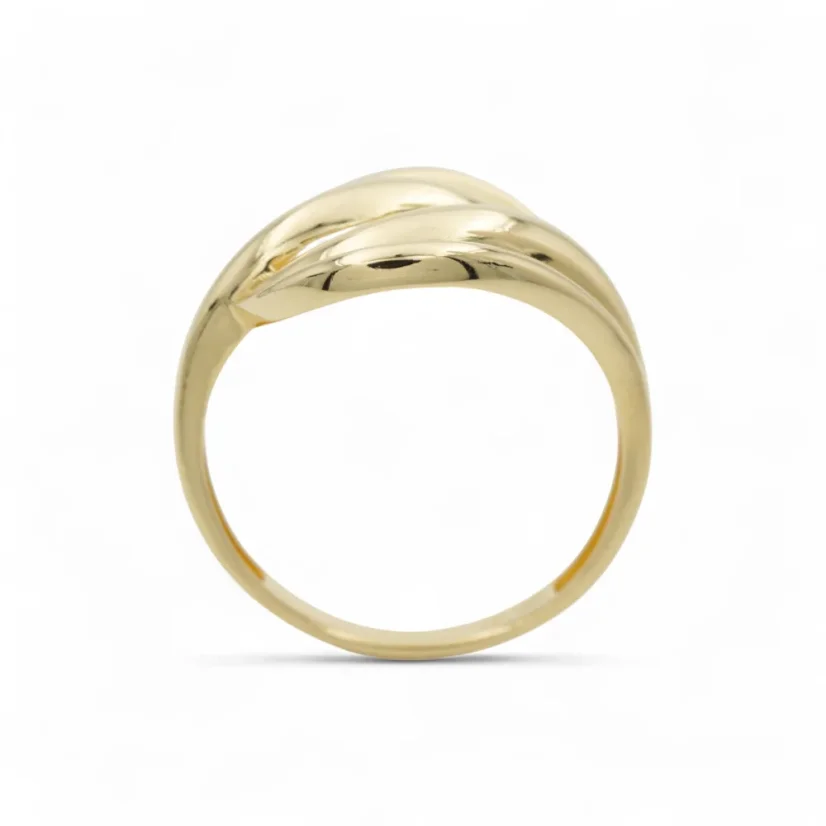 Designový celozlatý prsten 2,60g