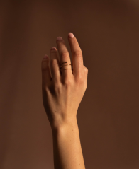 Zlatý prsten Spirála trojitá 1,30g